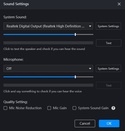 Audio Test