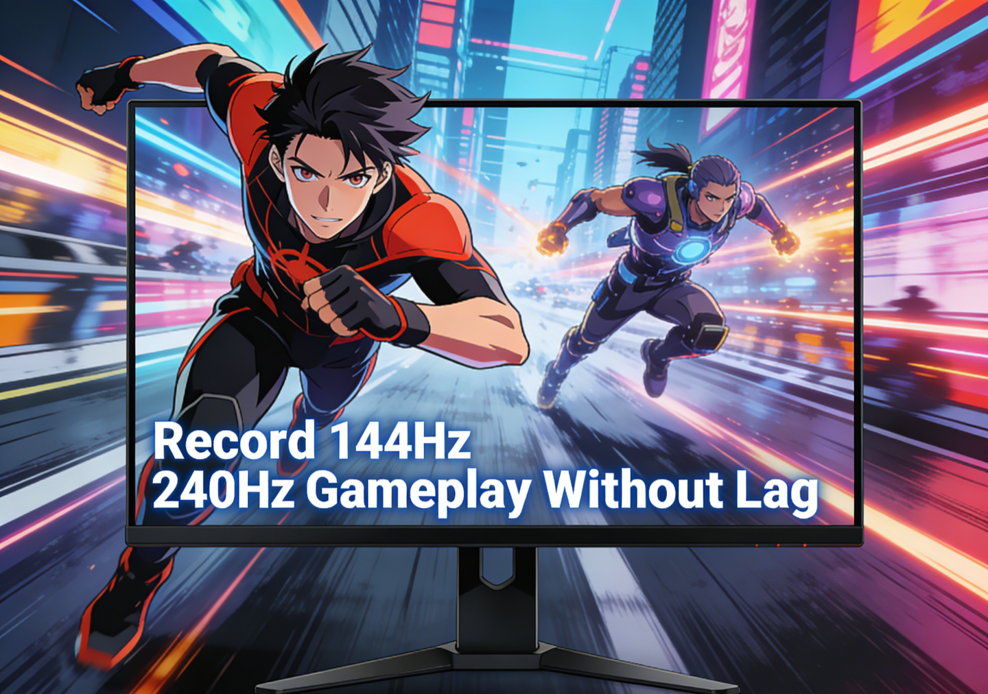 Record 144Hz 240Hz Gameplay Without Lag