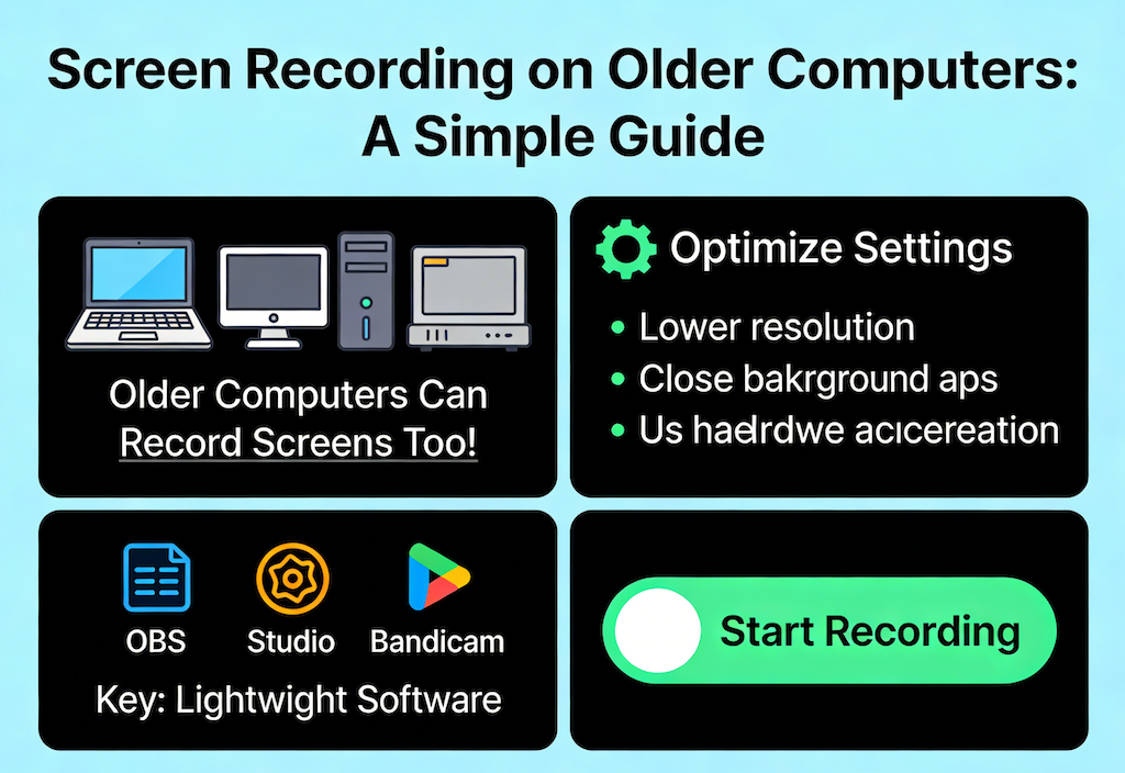 Screen Recorders for Low-End PCs